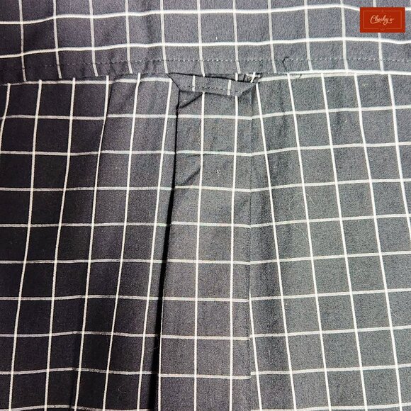 NEW KA Knights Apparel Black/White Long Sleeve Button Down Shirt with UGA(ID56) - Picture 5 of 8